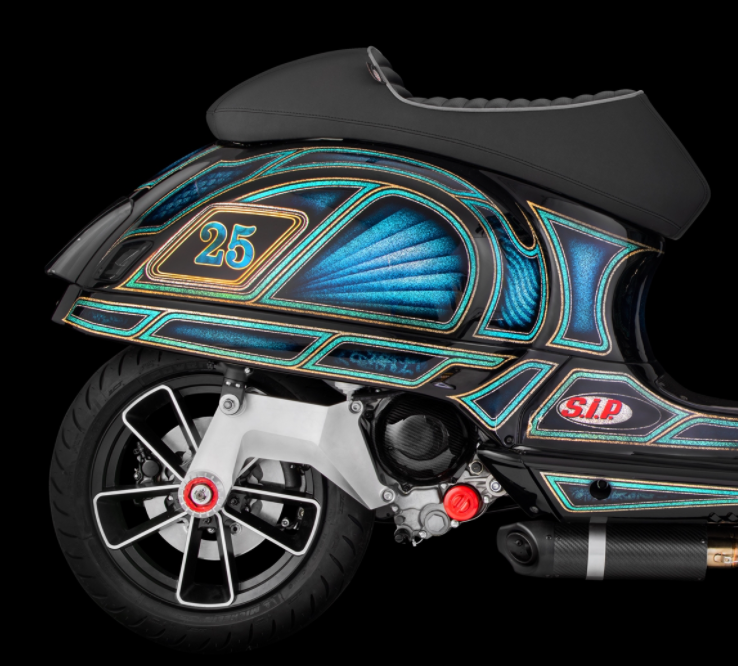Schwingarm, hinten für Vespa GTS/​GTS Super/​GTV 125-300ccm mit ABS, silber
