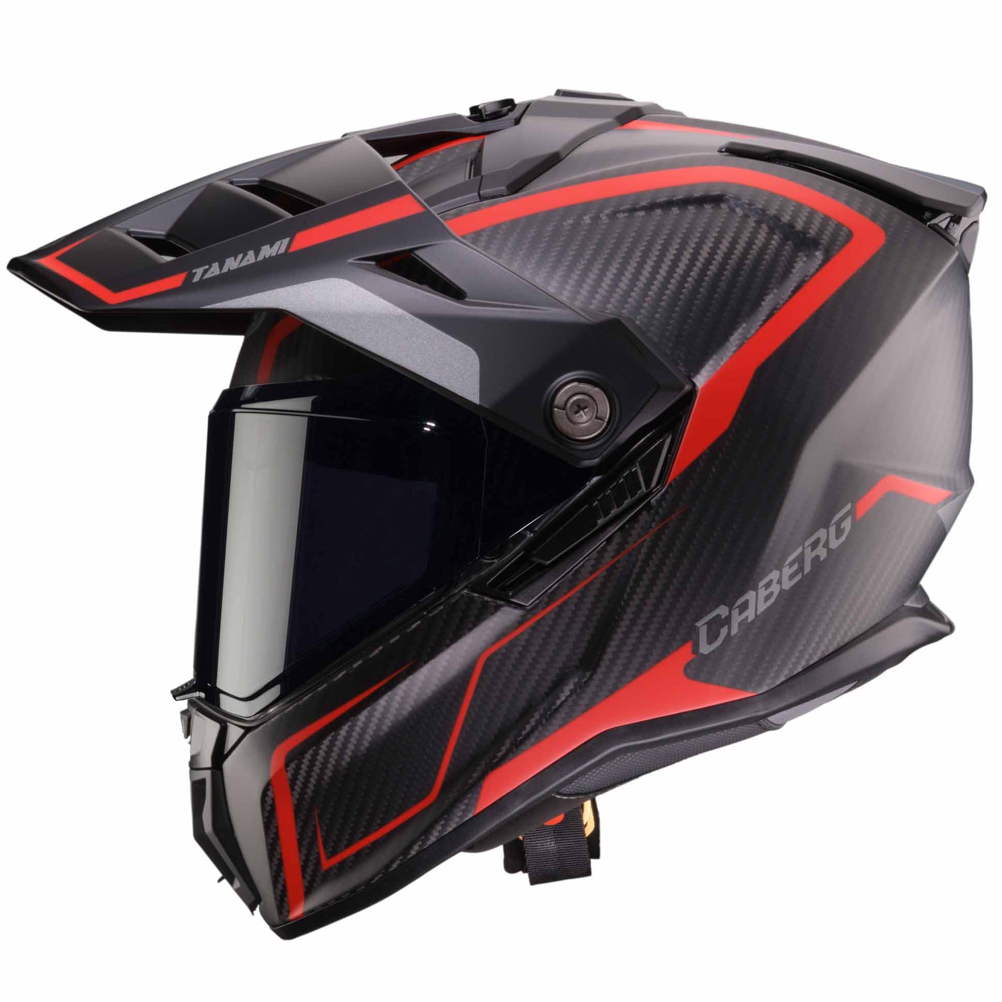 Caberg Helm Tanami Carbon Gravity schwarz/rot