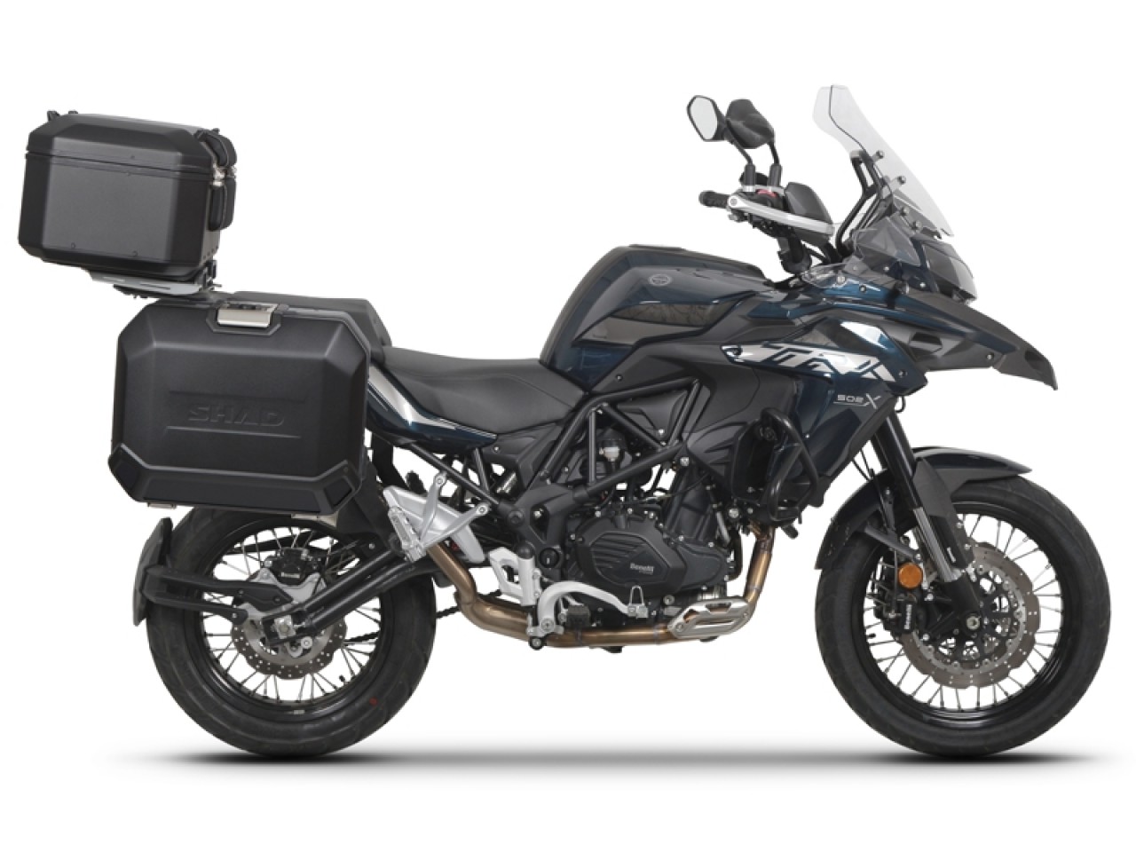 Shad Top Case Montagesatz schwarz lackiert für Benelli TRK 502 /X (20-24)