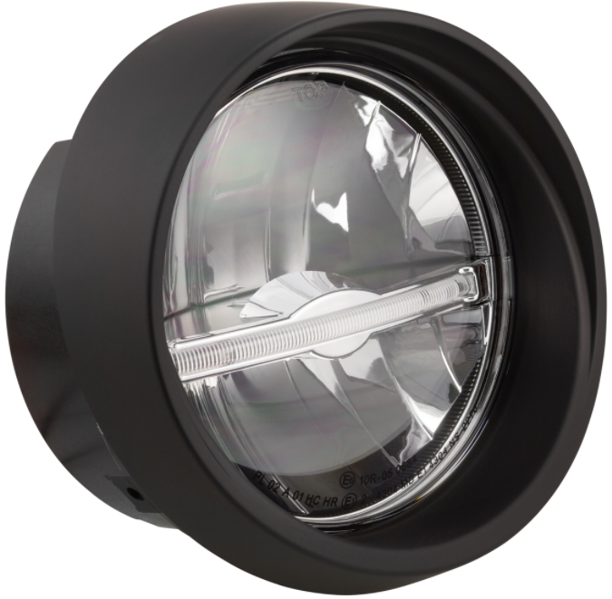Scheinwerfer LED für Vespa Primavera 50-150ccm 2T/​4T (-'18), schwarz matt