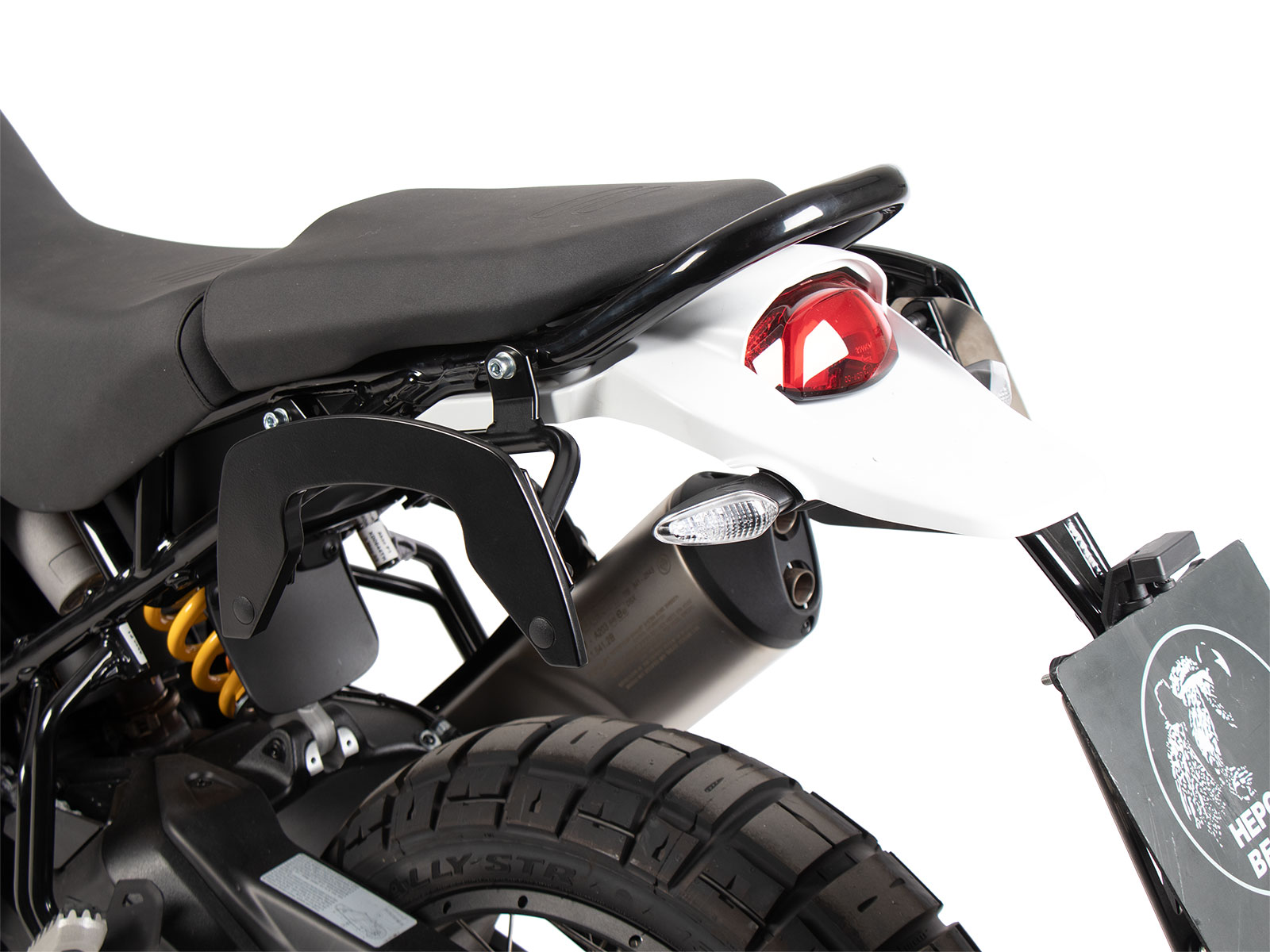 C-Bow Seitenträger schwarz für Ducati DesertX Rally (24-) Hepco & Becker