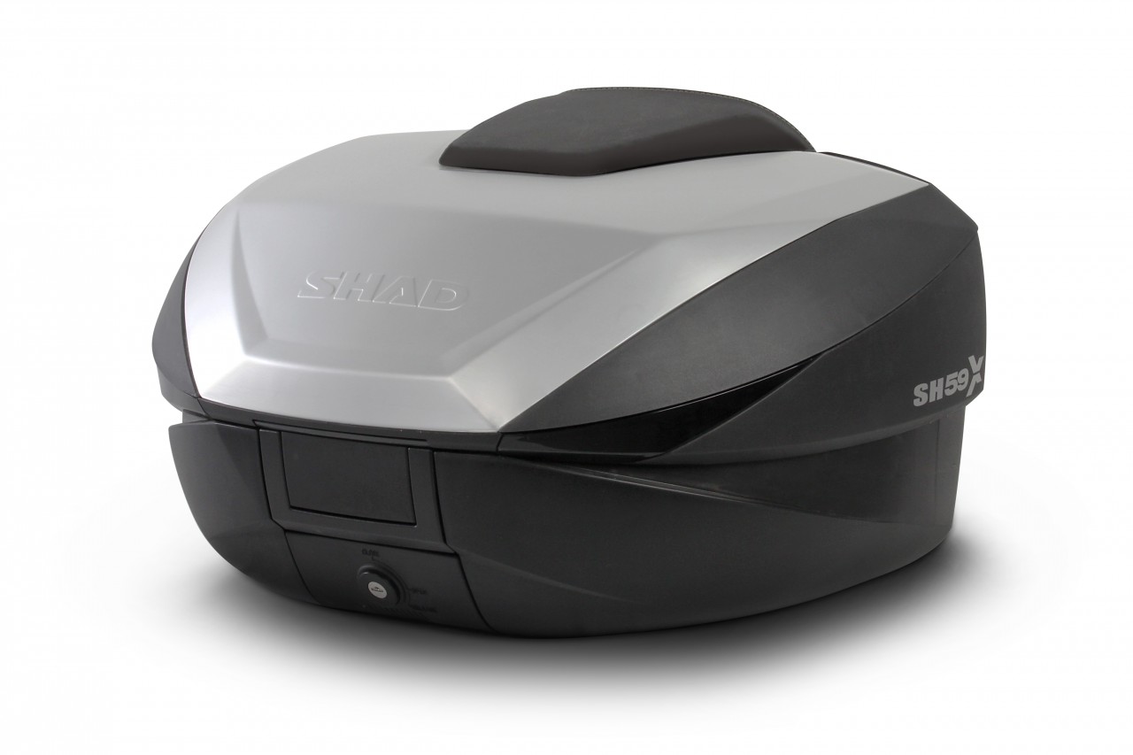 Shad Top Case SH59X, schwarz mit Aluminiumdeckel, 58l