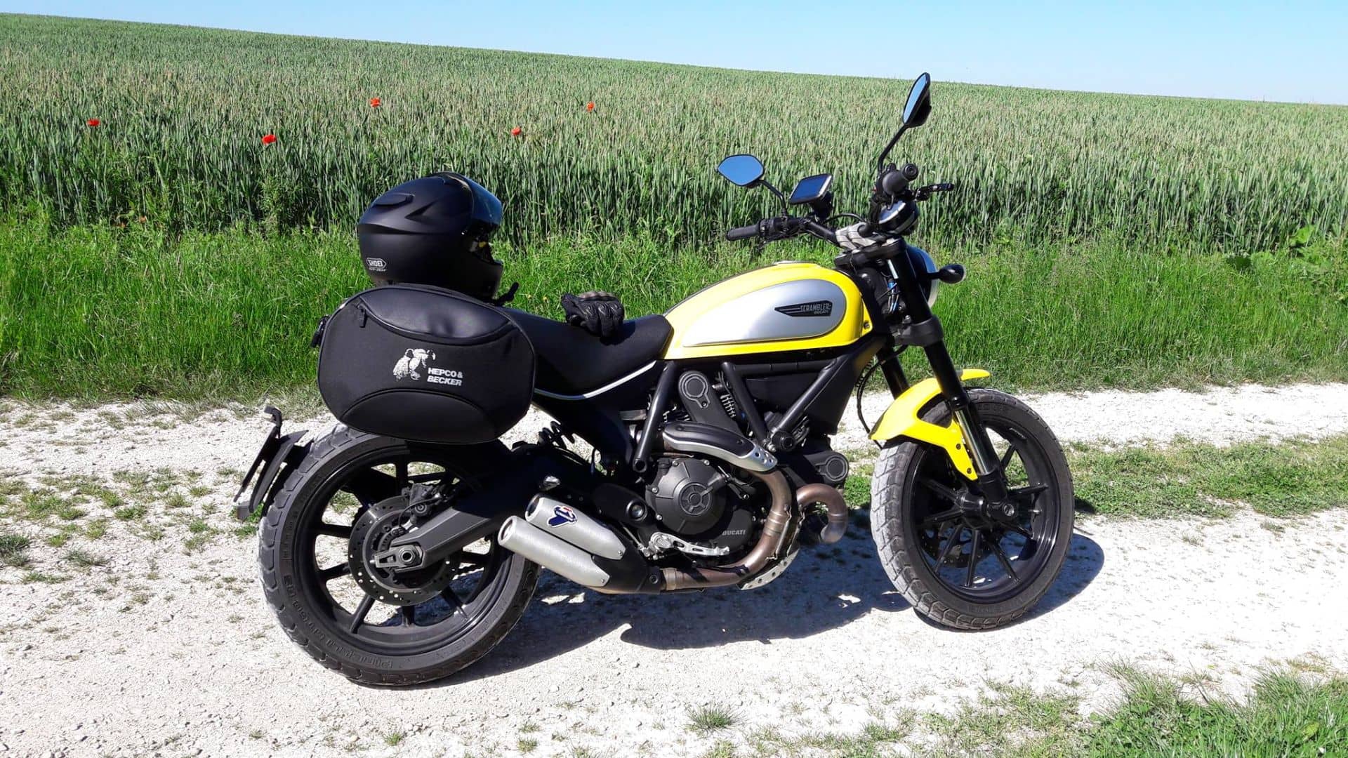 C-Bow Seitenträger schwarz für Ducati Scrambler 800 (15-18) Hepco & Becker
