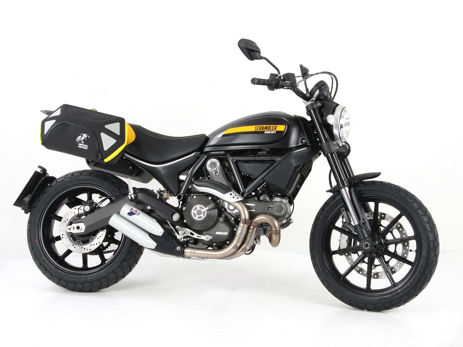 C-Bow Seitenträger schwarz für Ducati Scrambler 800 (15-18) Hepco & Becker