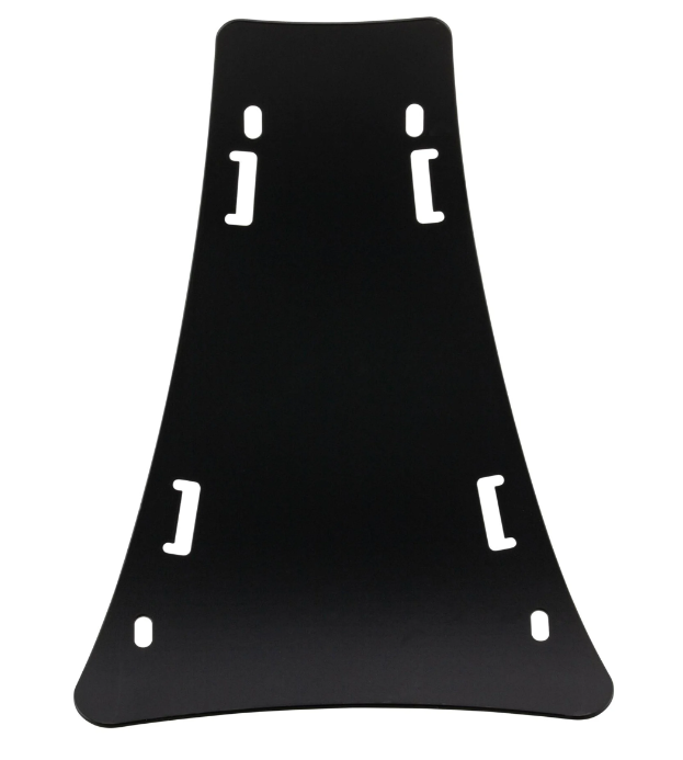 Gepäckträger Durchstieg Footplate 2.0 für Vespa GTS/​GTS Super/GTV/GT, schwarz matt