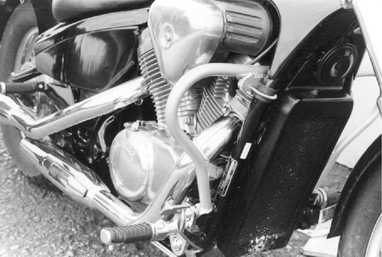 Motorschutzbügel chrom für Honda VT 600 C (88-00) Hepco & Becker