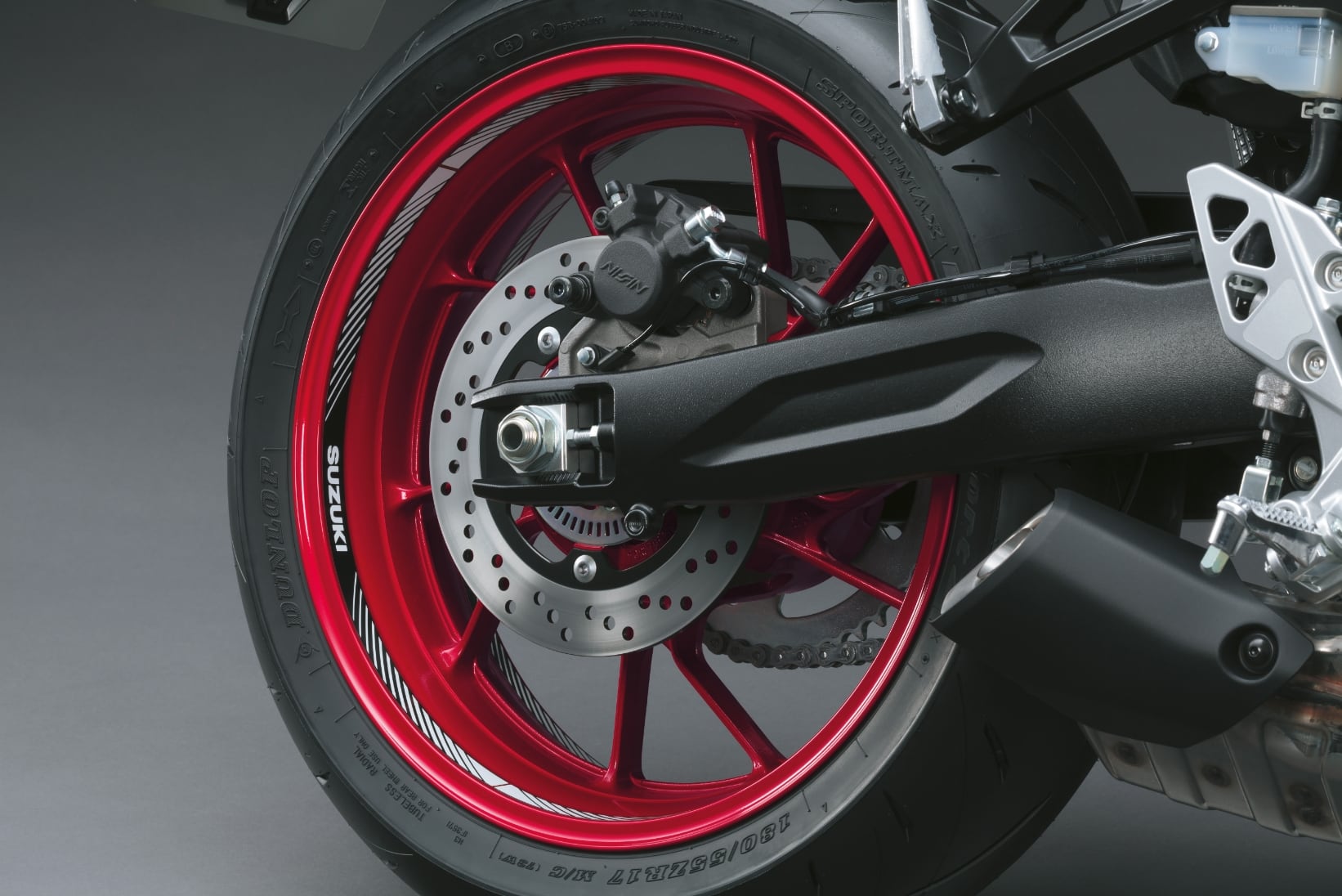 Felgenbettdekor schwarz/weiß für Suzuki GSX-8R (24-) / GSX-8T (25-) Original