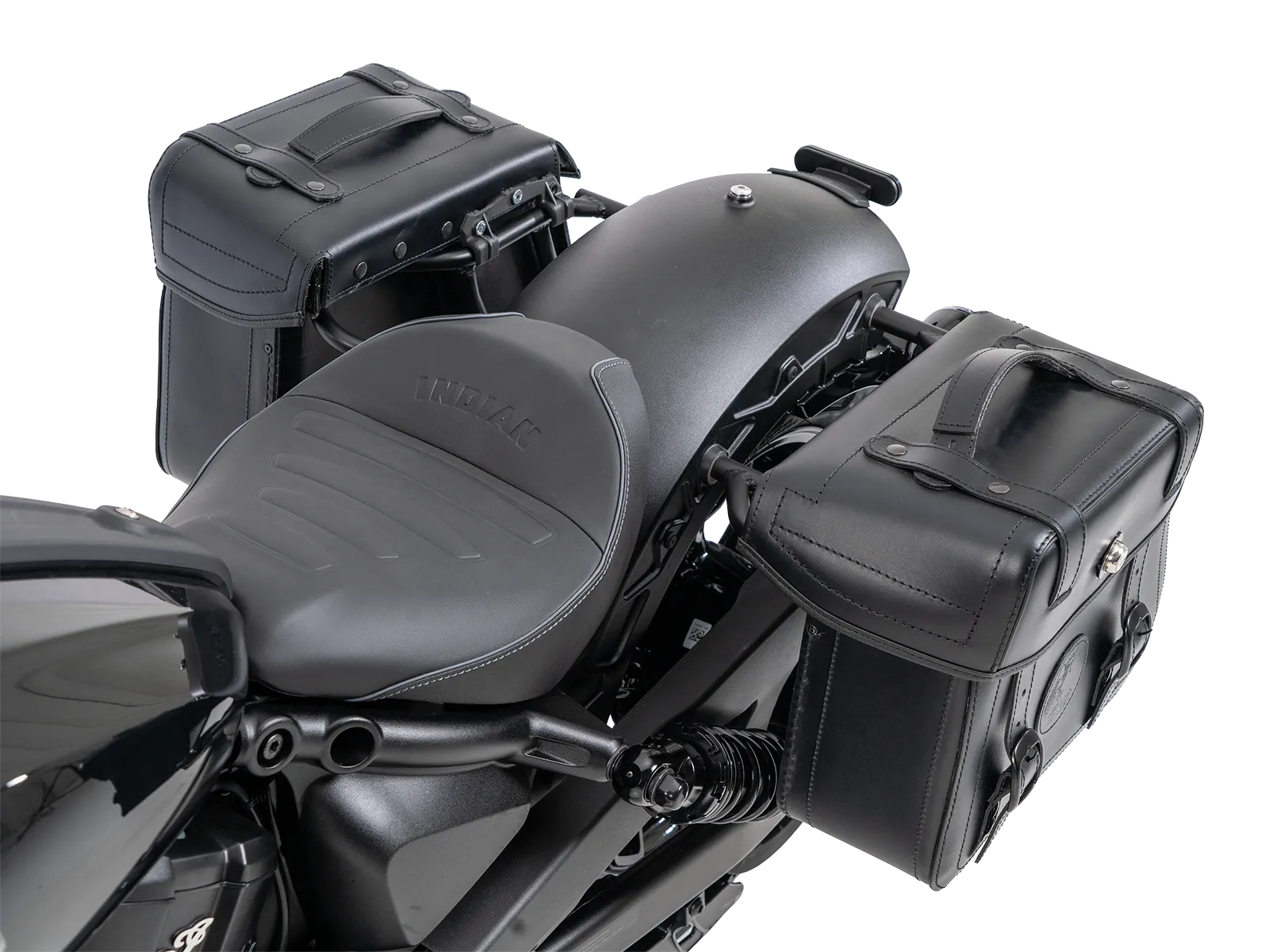 Cutout Taschen Set schwarz inkl. Halter für Indian Scout Sixty Classic (25-) Hepco & Becker