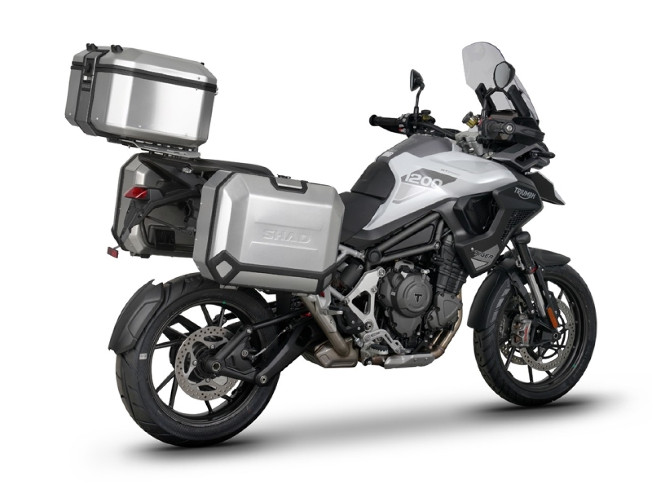 Shad Seitenkofferträger 4P System schwarz lackiert für Triumph Tiger 1200 /GT /Rally /Pro /Explorer (22-25)