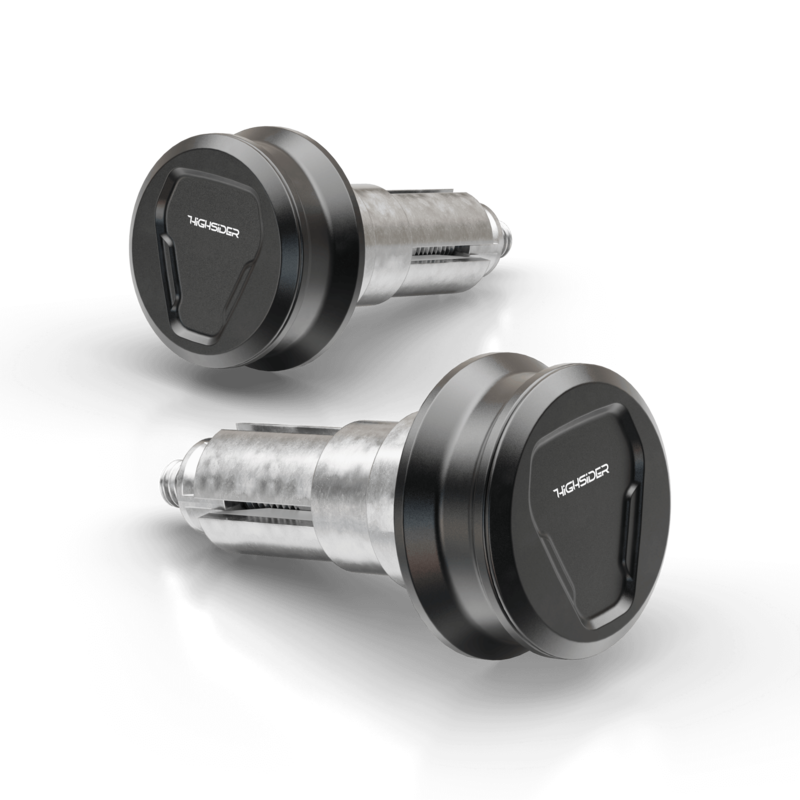HIGHSIDER pro Esagano-XS Lenkergewichte Schwarz (Paar)