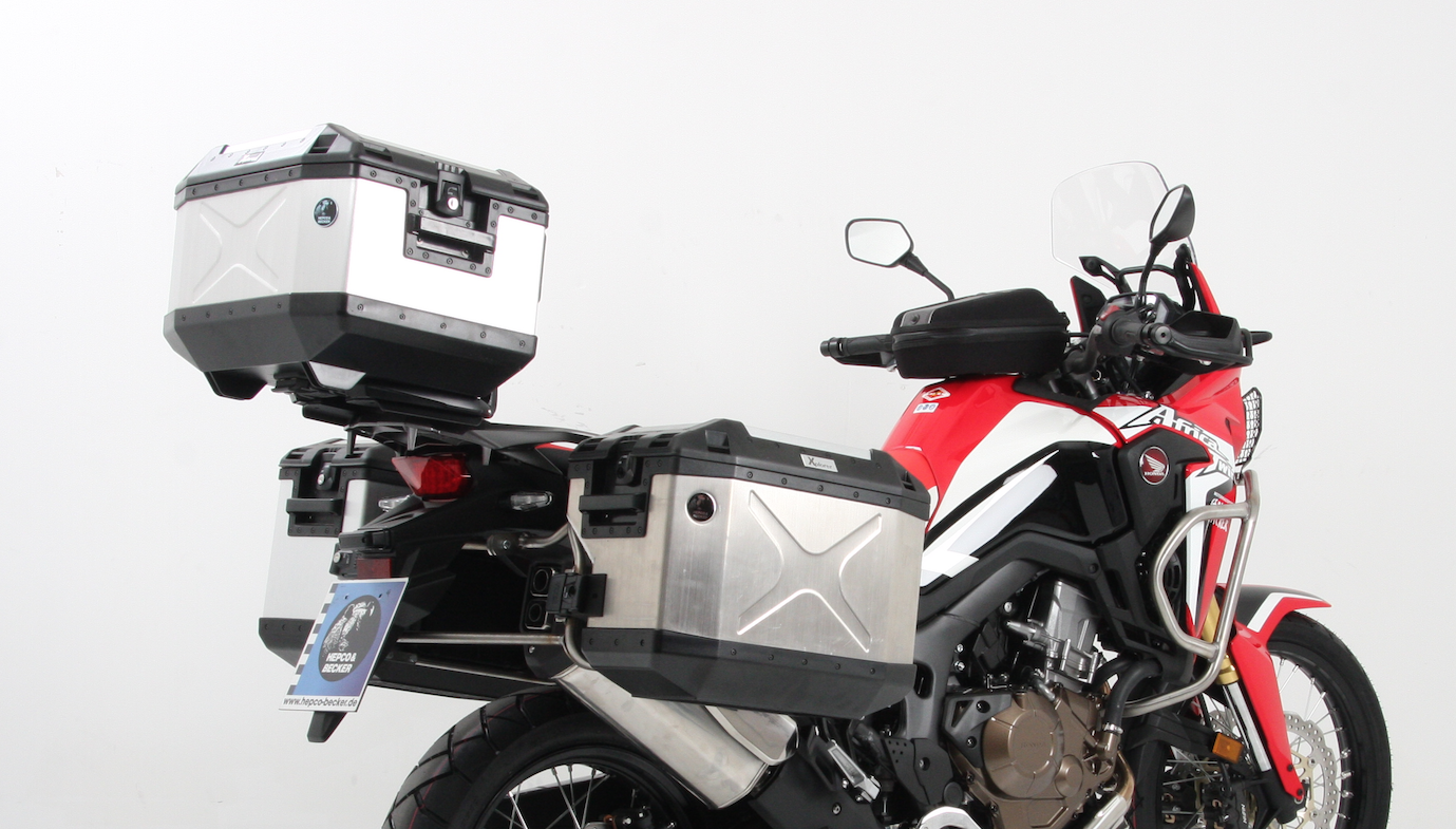 Alurack Topcase-Träger für Original-Gepäckbrücke für Honda CRF 1000 Africa Twin (18-19)