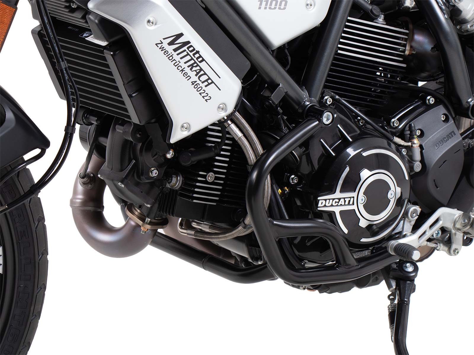 Motorschutzbügel schwarz für Ducati Scrambler 1100 Dark Pro /Pro /Sport Pro (21-24)