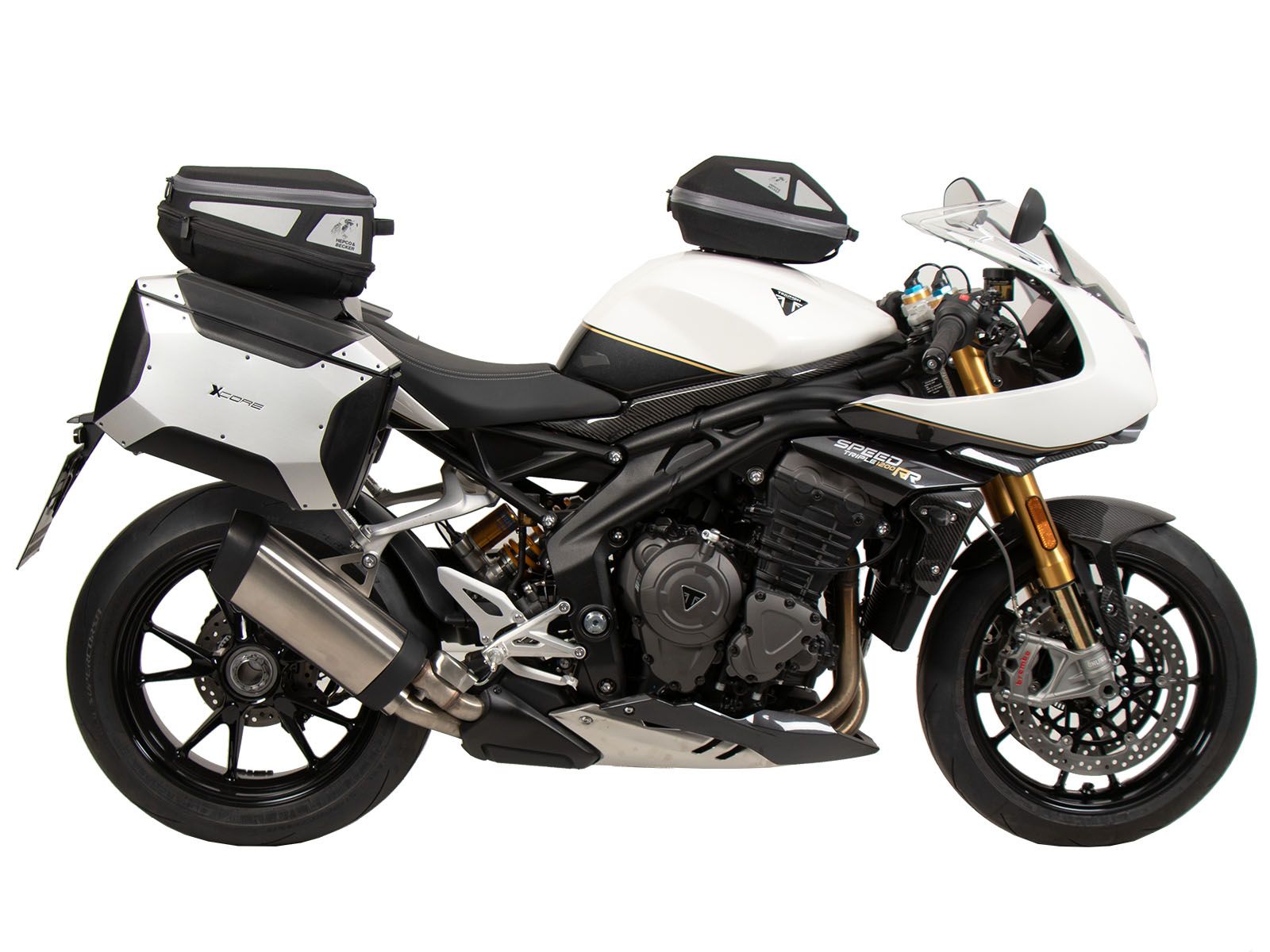 Sportrack schwarz für Triumph Speed Triple 1200 RS /RR (21-) Hepco & Becker