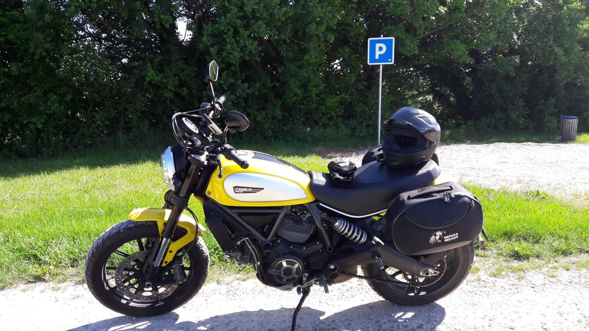 C-Bow Seitenträger schwarz für Ducati Scrambler 800 (15-18) Hepco & Becker