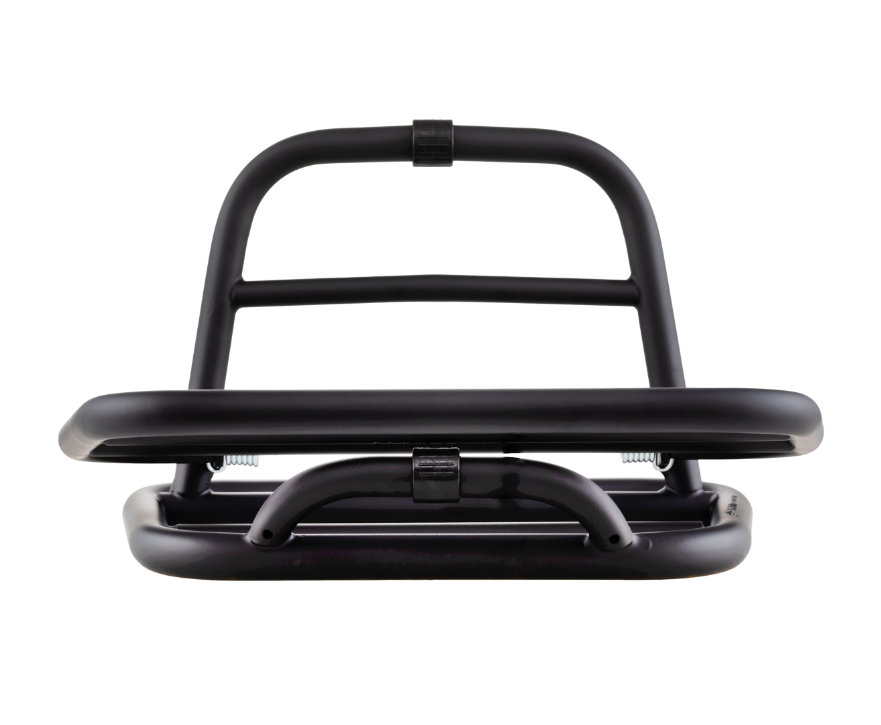 Gepäckträger hinten für Vespa 946 3V i.e. 125ccm, klappbar, schwarz matt