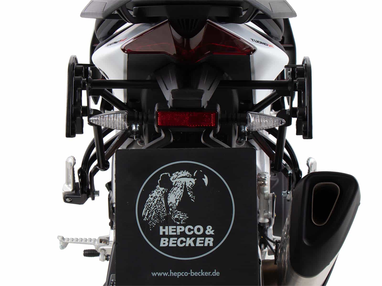 C-Bow Seitenträger schwarz für Aprilia Tuono V4 (21-24) Hepco & Becker