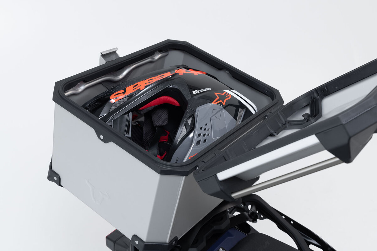 SW-Motech TRAX ADV Topcase 38L silbern