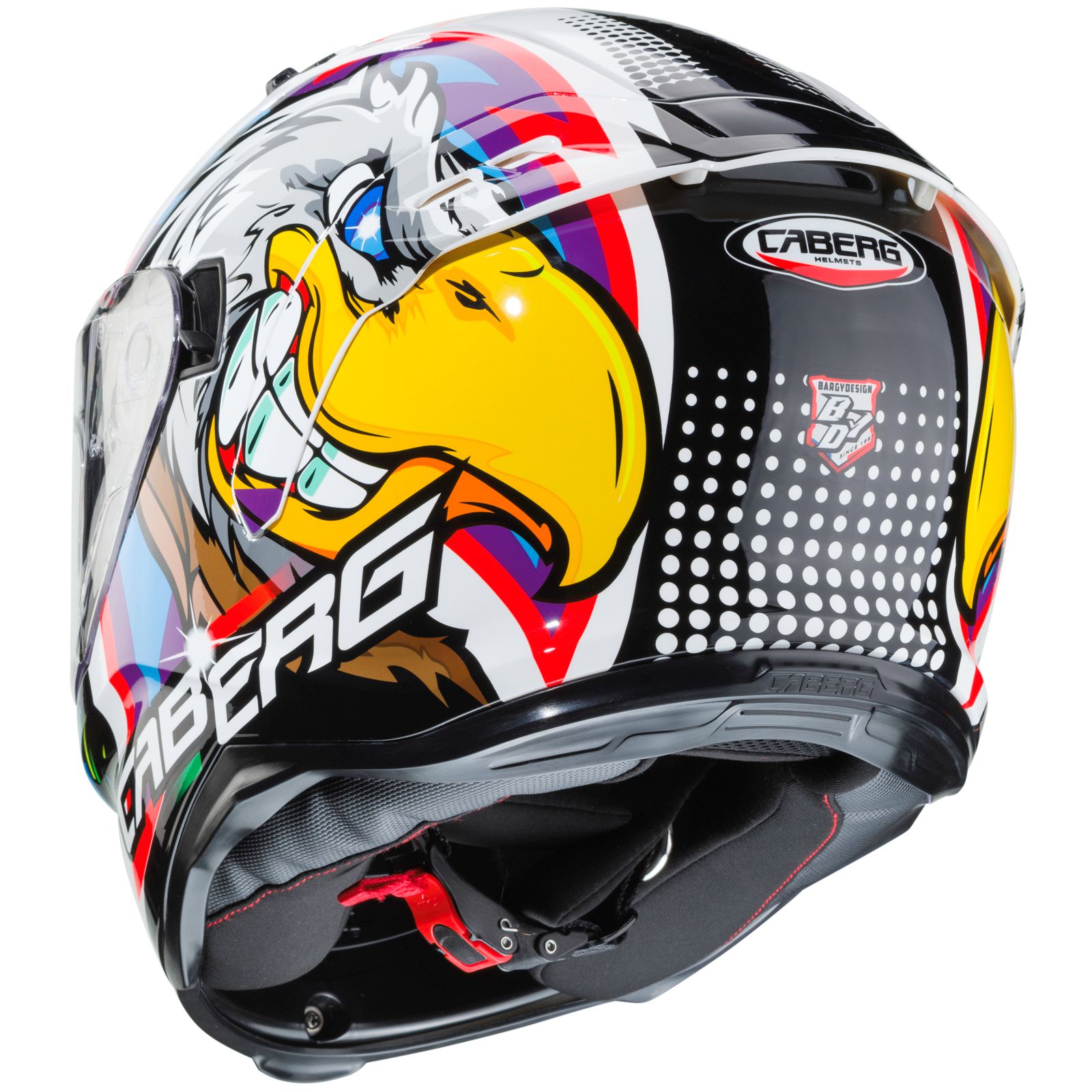 Caberg Helm Avalon Hawk, weiß/schwarz-blau