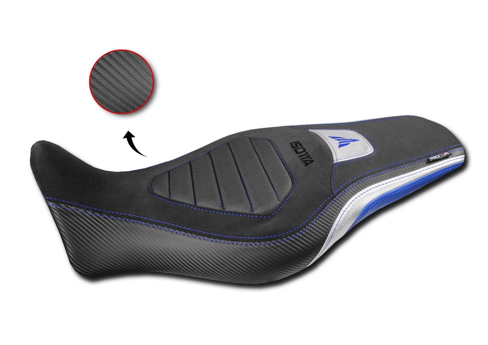 Sitzbankbezug "Comfort" schwarz/blau für Yamaha MT-09 (21-23)