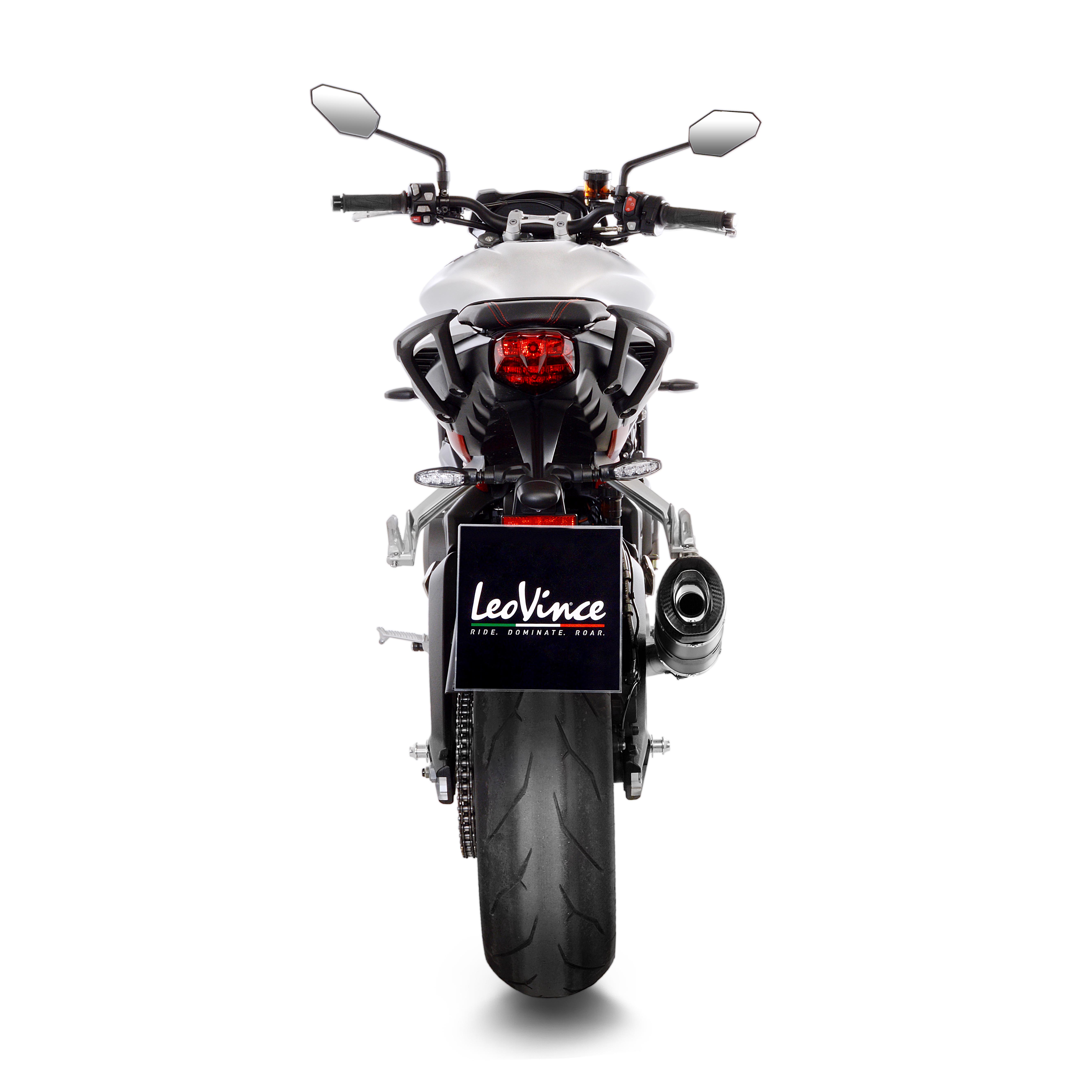 LeoVince Auspuffanlage LV Pro, Edelstahl, Slip On für Triumph Street Triple 765 S /RS (18-21), Euro4