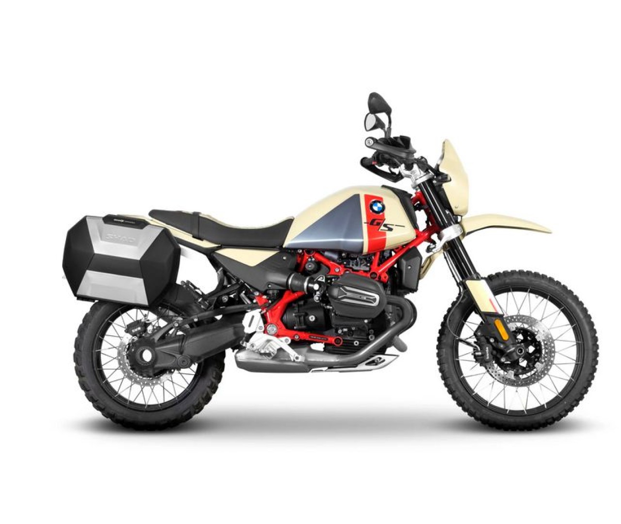 Shad Seitenkofferträger 4P System schwarz lackiert für BMW R 12 G/S (25-)
