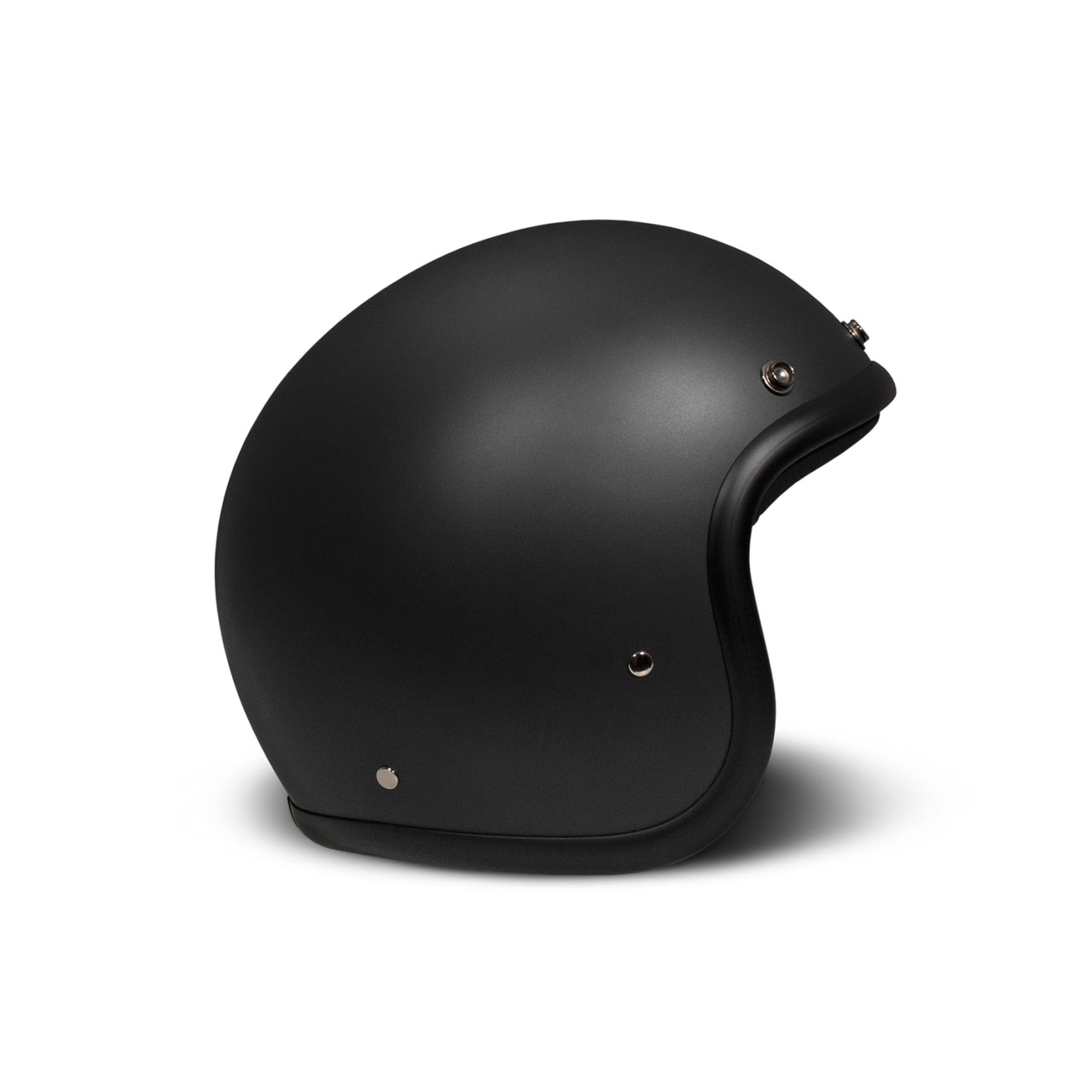 DMD Jethelm Retro, schwarz, matt, Matt Black, Fiberglas, ECE 22.06