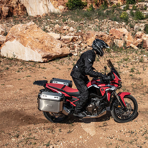 Givi Alu-Seiten-Koffer Satz Trekker Outback 37L Monokey