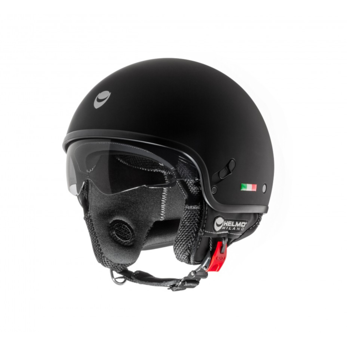 Helmo Milano Demi Jet, Puro Slider, schwarz matt