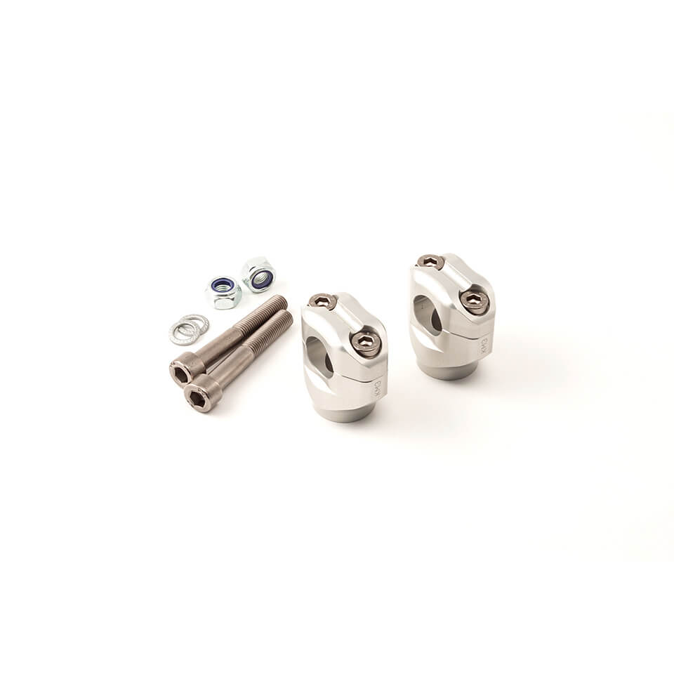 LSL Klemmbock-Kit 28,6 mm, für Moto Guzzi Griso, silber