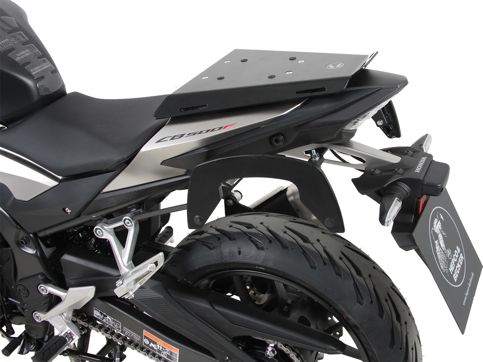 Sportrack schwarz für Honda CB 500 F (19-23) Hepco & Becker