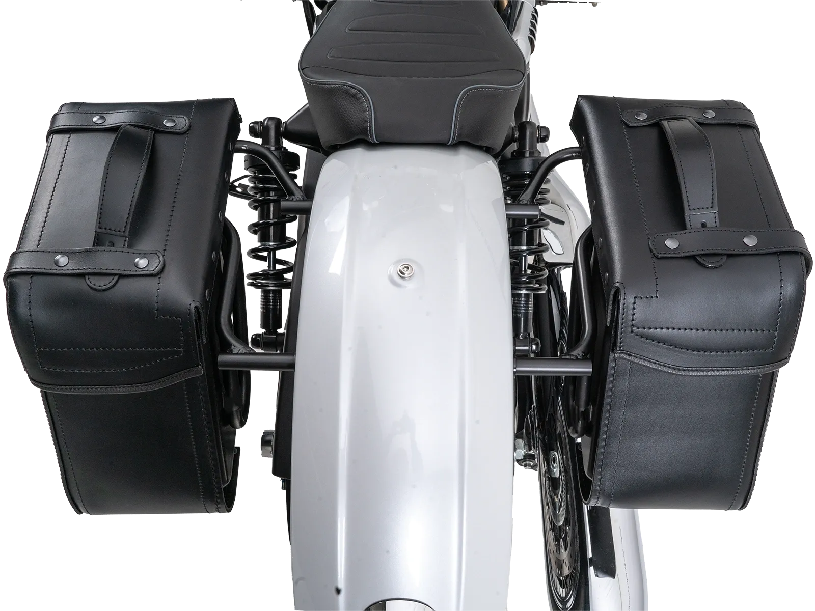 Cutout Taschen Set schwarz inkl. Halter für Indian Scout Classic 1250 (25-) Hepco & Becker