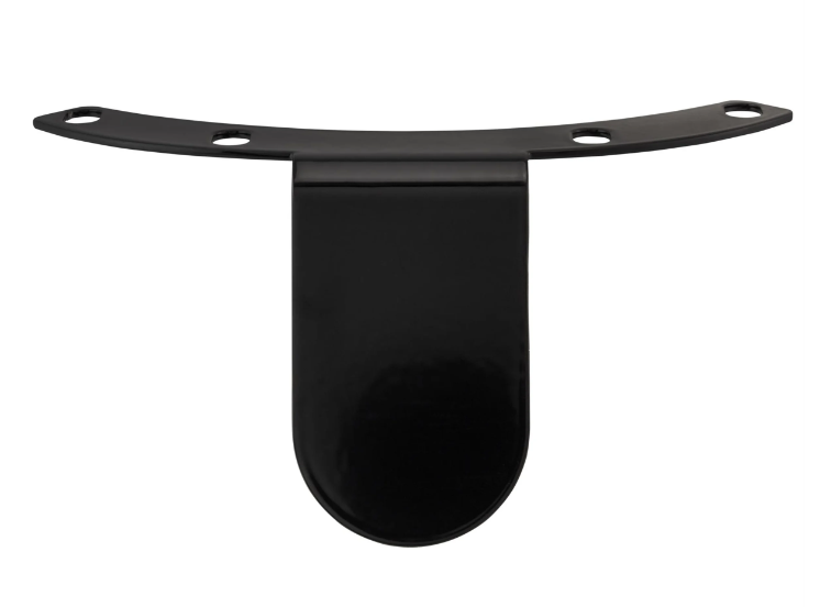 Halter Pickerl für österreichische Prüfplakette für Primavera/​Sprint 50-150ccm, schwarz glänzend