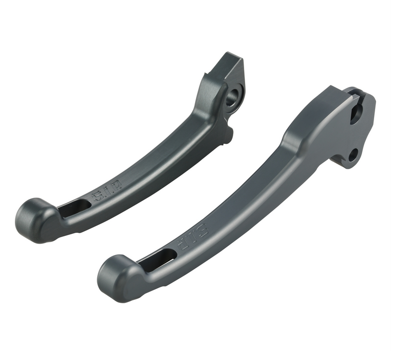 Sporthebel Set Kupplung/Bremse für Vespa PX 125 -150ccm, HBZ Hengtong, rechts/links, grau matt