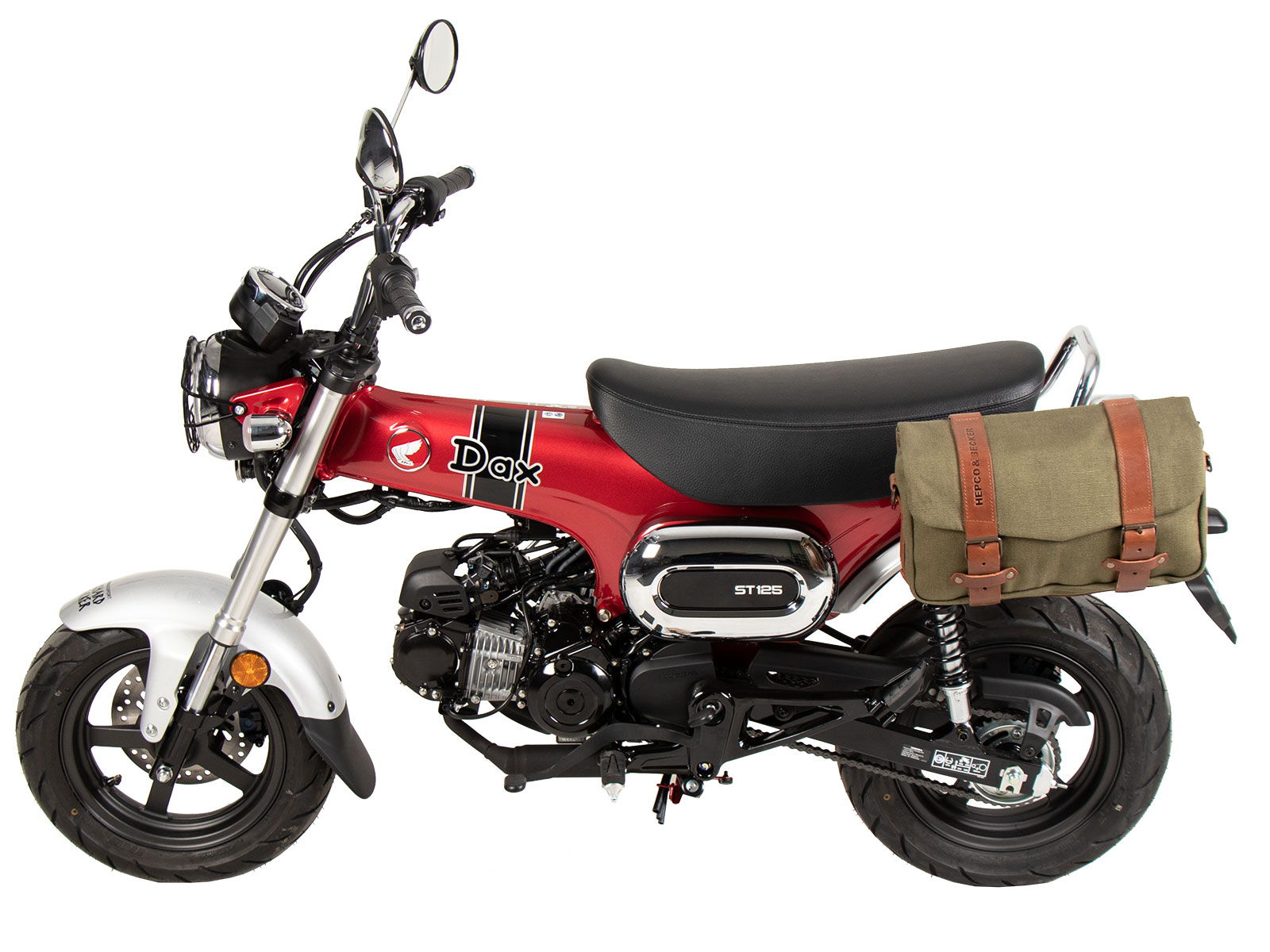 C-Bow Seitenträger einseitig links schwarz für Honda Dax ST 125 (22-) Hepco & Becker