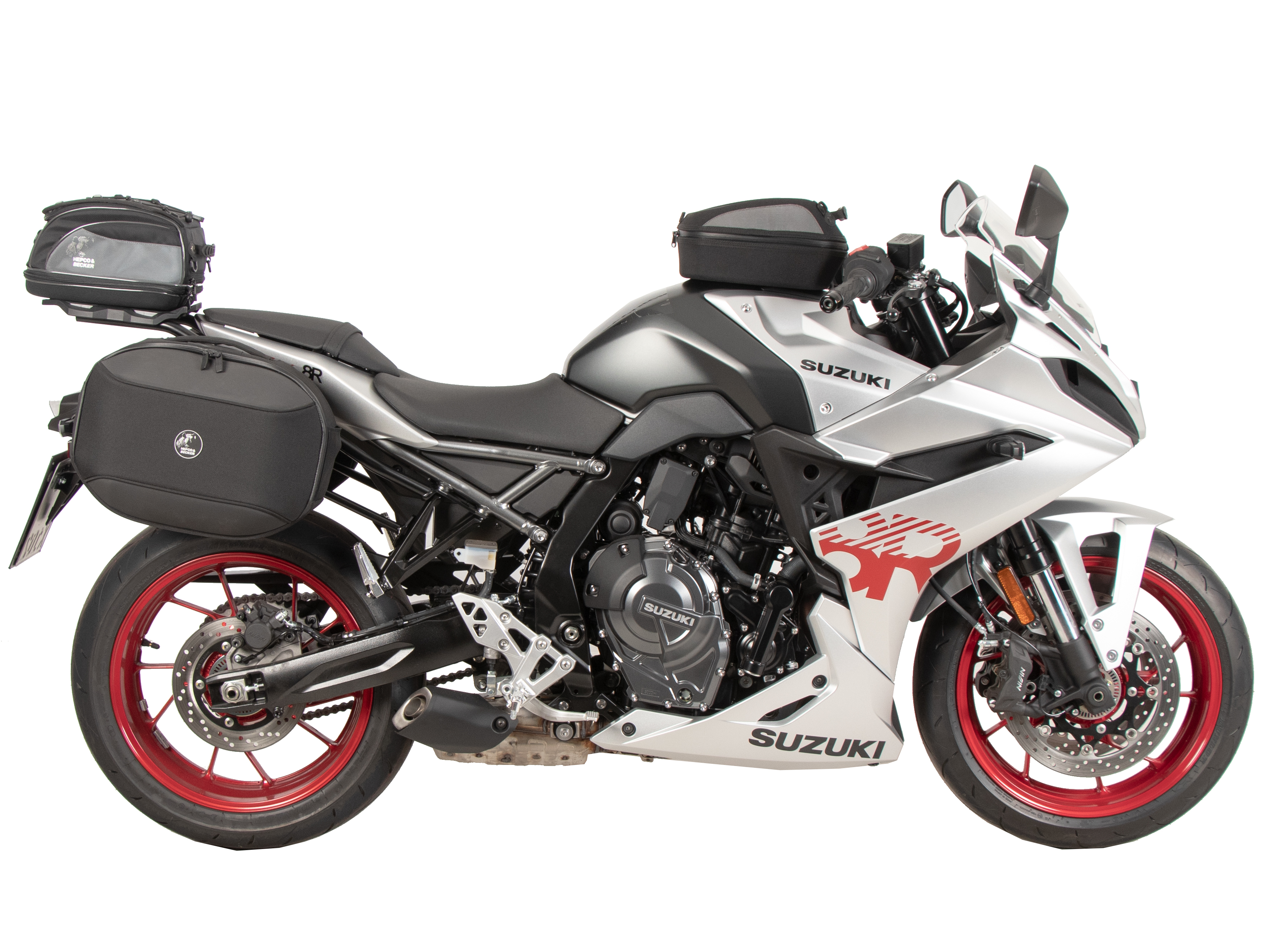 C-Bow Seitenträger schwarz für Suzuki GSX-8R (24- ) Hepco & Becker