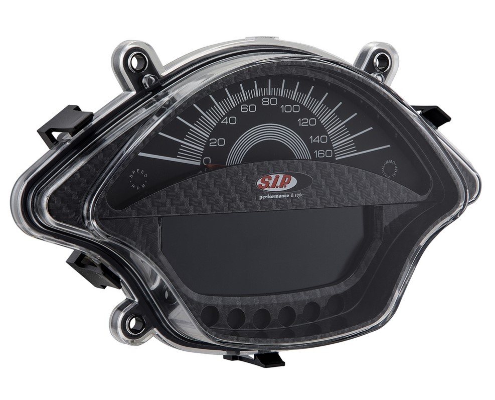 Drehzahlmesser/Tacho für Vespa GTS/​GTS Super 300ccm FL ('14-), carbon-look