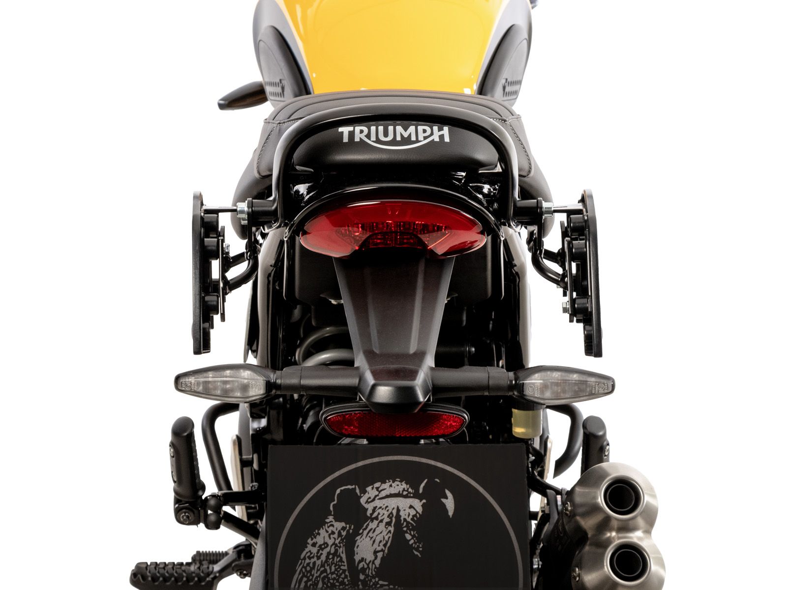 C-Bow Seitenträger schwarz für Triumph Scrambler 400 XC (25-) Hepco & Becker