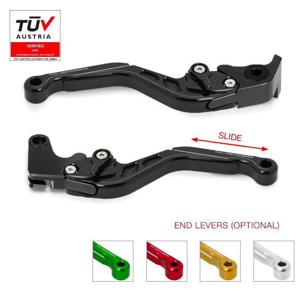 Hebelsatz für Yamaha MT-09 (21-) / YZF-R1 (15-) / YZF-R6 (16-) - Barracuda
