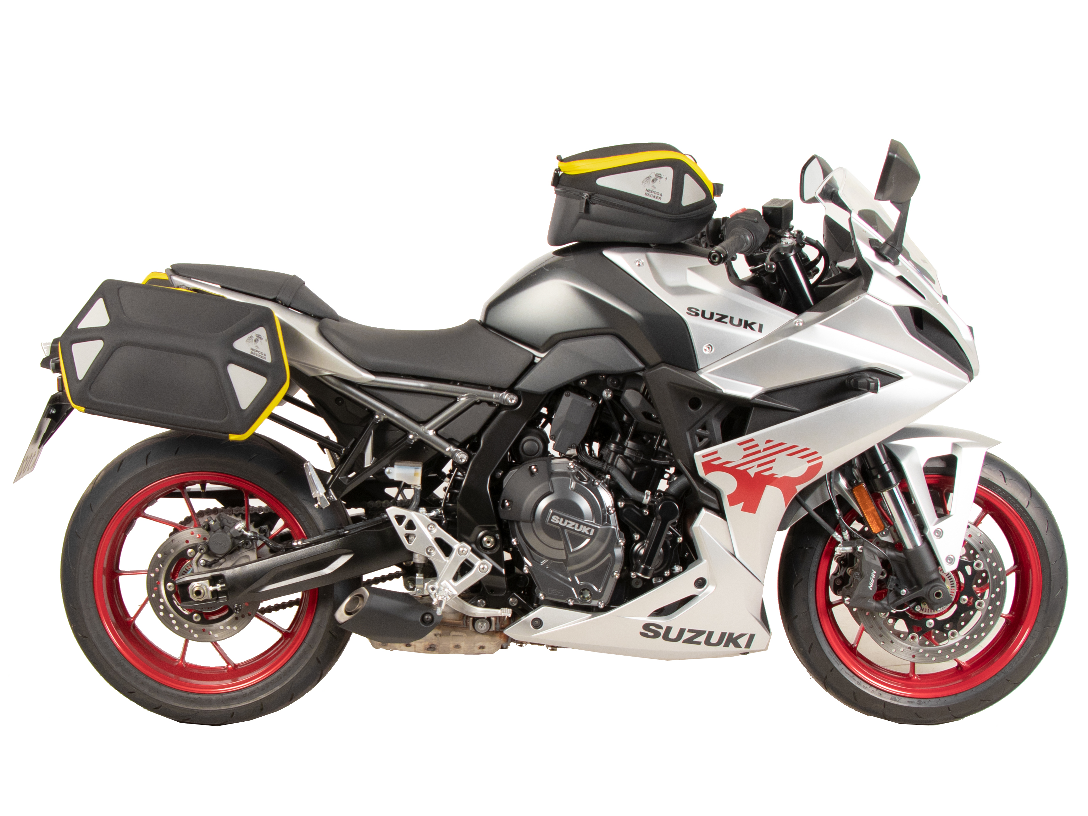C-Bow Seitenträger schwarz für Suzuki GSX-8R (24- ) Hepco & Becker