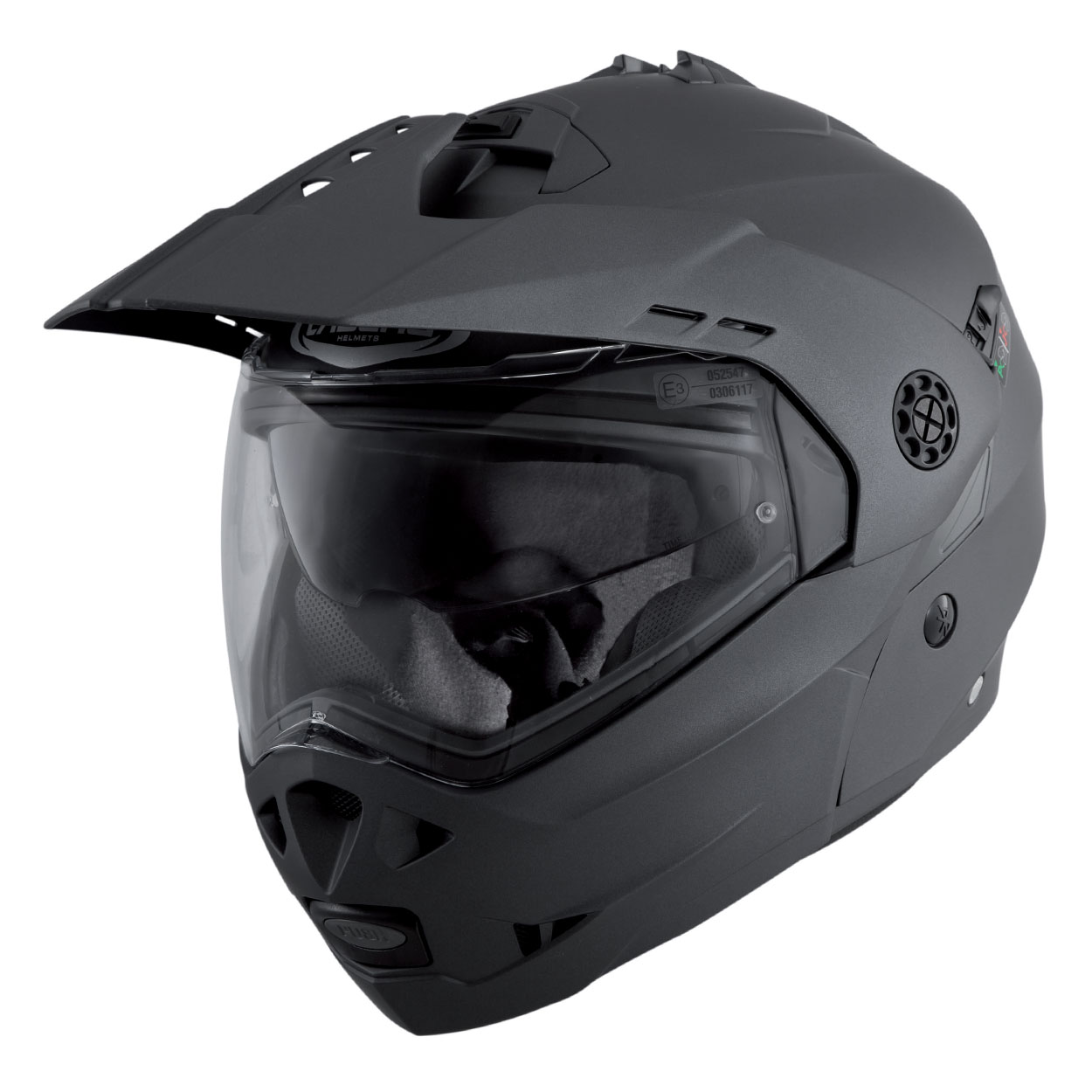 Caberg Helm Tourmax, matt-gun metallic