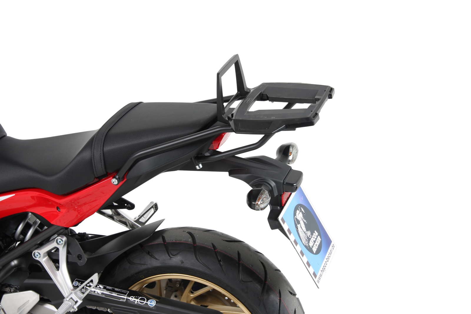 Alurack Topcase-Träger schwarz für Honda CB 650 F (14-18) Hepco & Becker