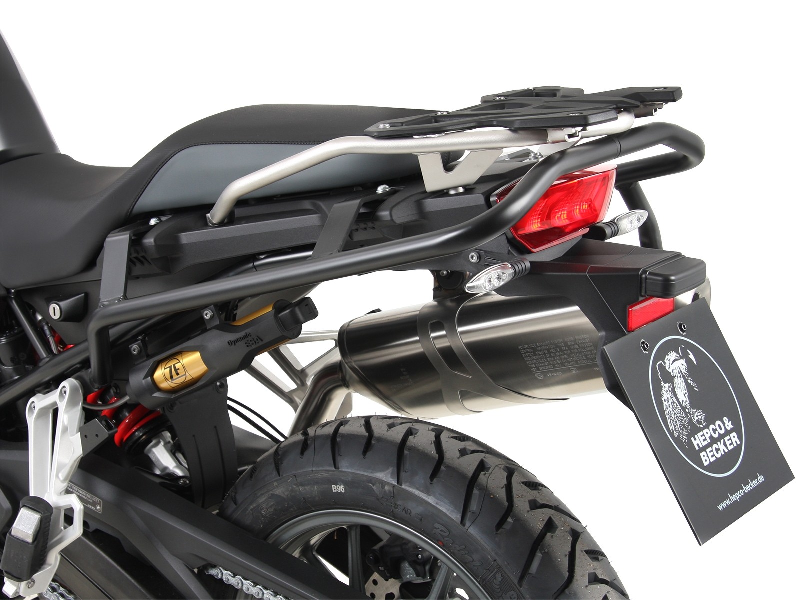 Heckschutzbügel schwarz für BMW F 850 GS (Bj.18-) Hepco & Becker