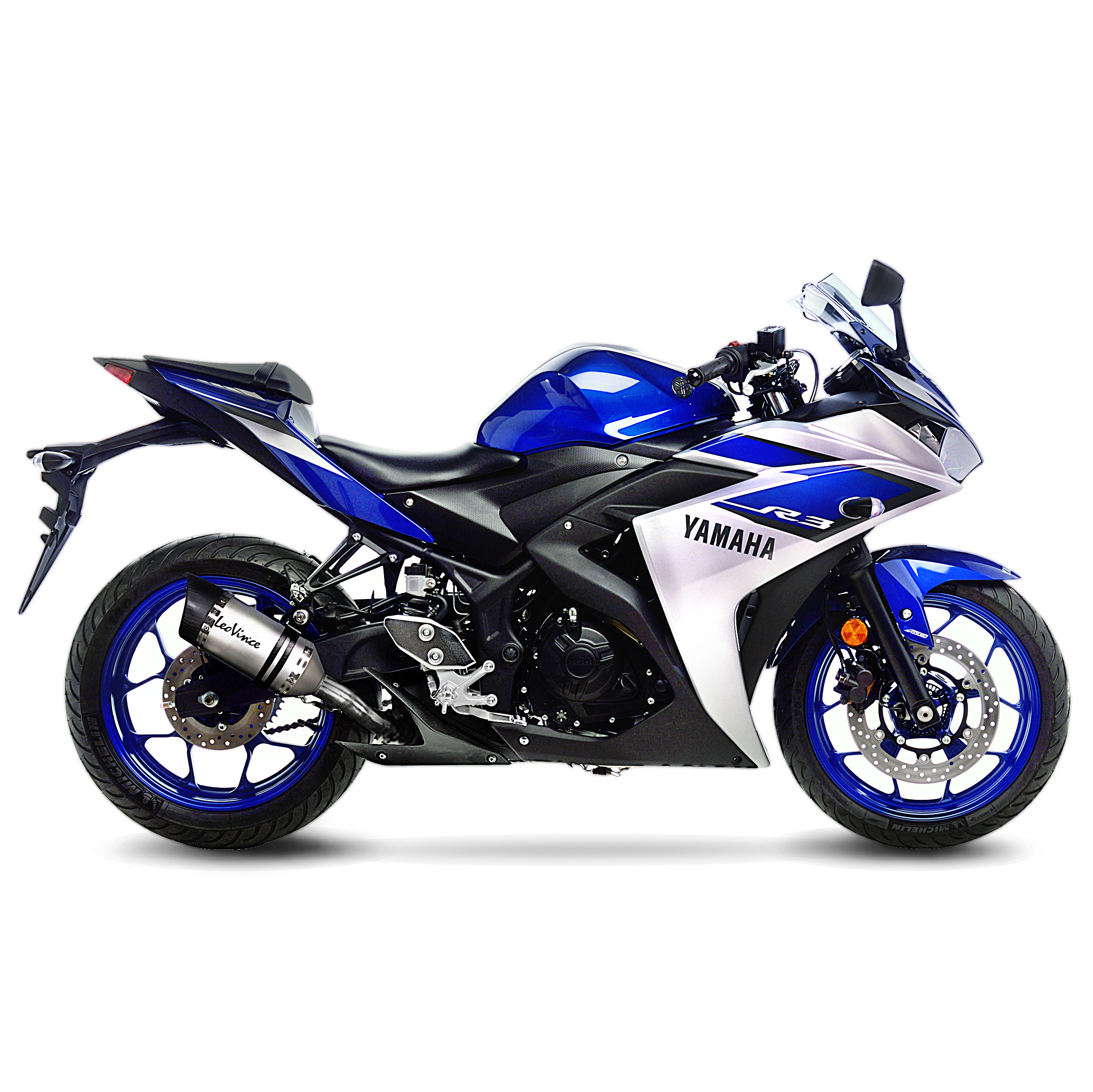 LeoVince Auspuffanlage LV Pro, Edelstahl, Slip On für Yamaha MT-03 / YZF-R3