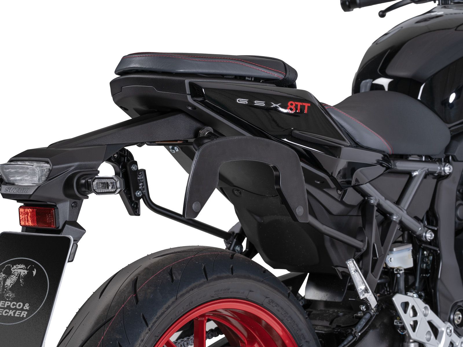C-Bow Seitenträger schwarz für Suzuki GSX-8TT (25-) Hepco & Becker