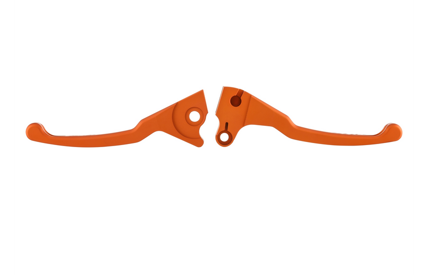 Sporthebel Set Bremse Shorty für Vespa LX /​LXV /​S /​Primavera /​Sprint 50-150ccm, orange matt