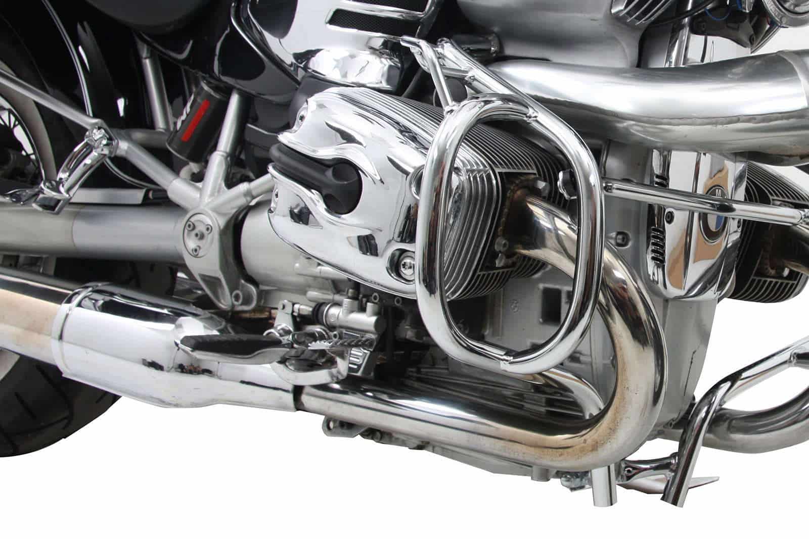 Motorschutzbügel mit Fußauflage chrom für BMW R 850 C (00-04)/R 1200 C (97-04) Hepco & Becker