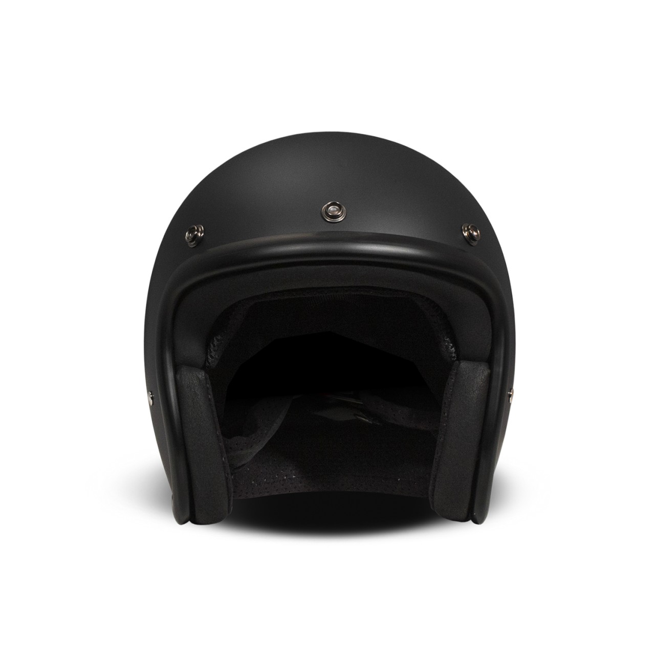 DMD Jethelm Retro, schwarz, matt, Matt Black, Fiberglas, ECE 22.06