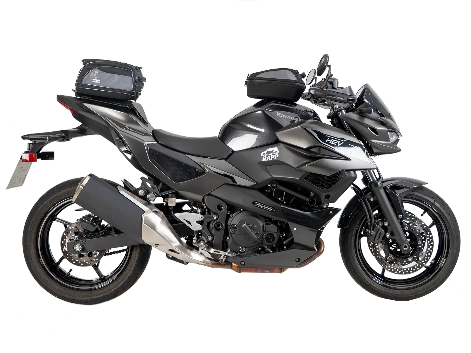 Sportrack schwarz für Kawasaki Z 7 Hybrid (24-) Hepco & Becker