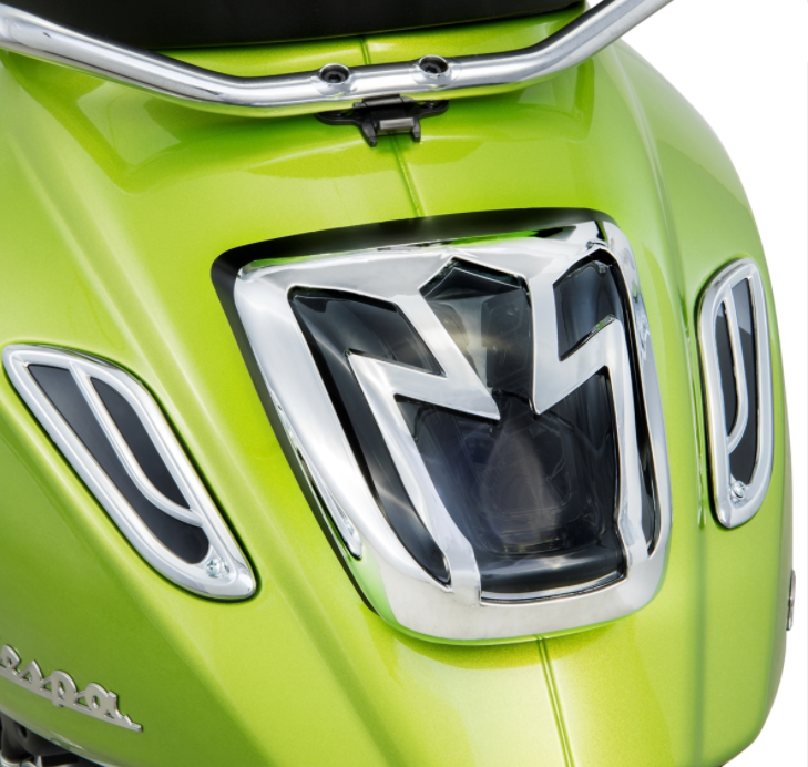 Blinkergitter rechts/links, hinten für Vespa Primavera/​Sprint 50-150ccm 2T/​4T AC, chrom