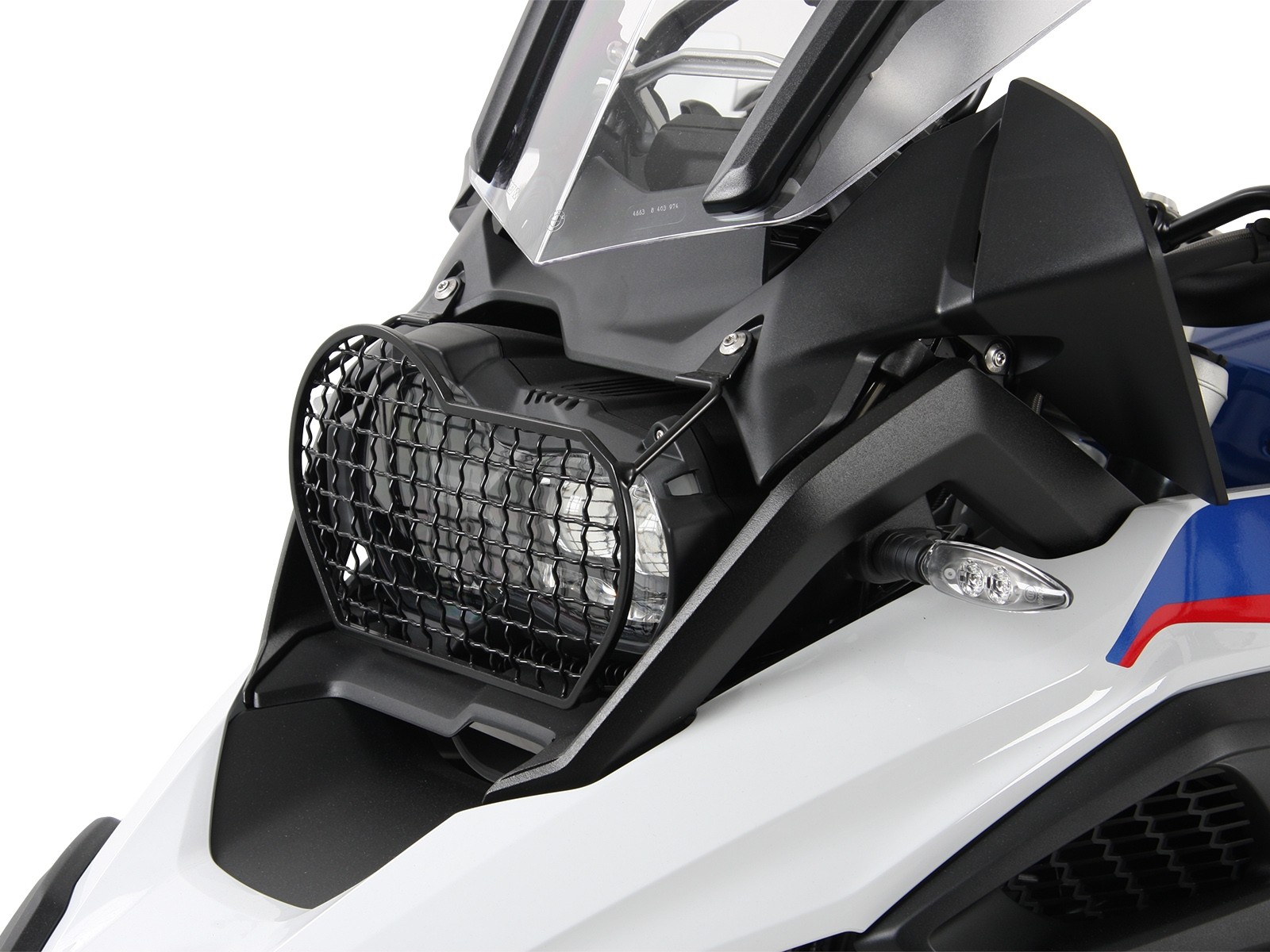 Lampenschutzgitter schwarz für BMW R 1250 GS (19-23) Hepco & Becker